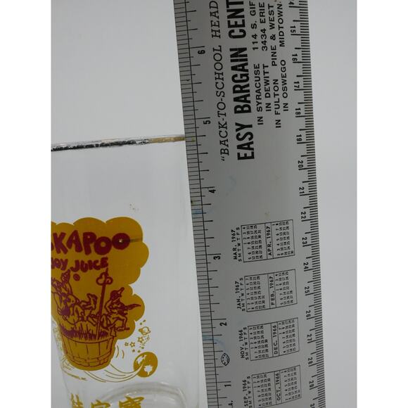 Kickapoo Joy Juice Drinking Glass 1965 Capp Enterprises Vintage Advertising - Picture 8 of 9